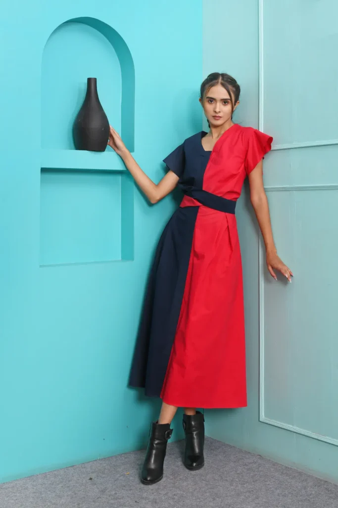 Aarika - Urban Vogue -Red & Blue